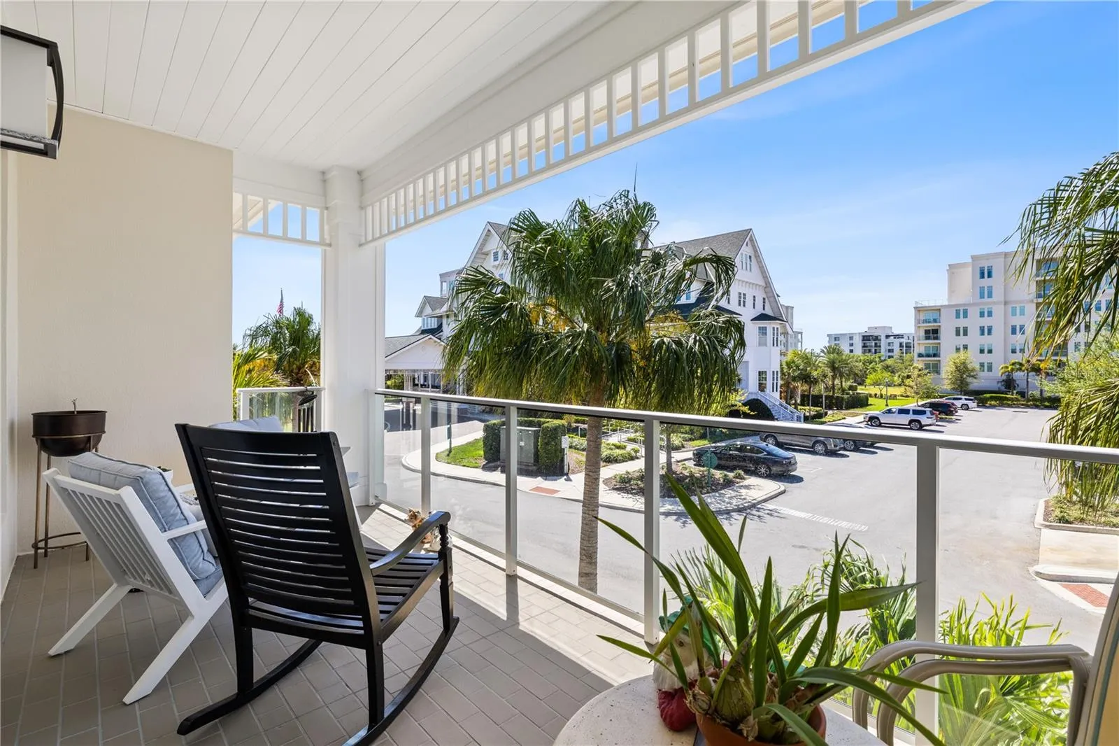 2nd Floor Primary Suite Balcony with view of Golf Course and Belleview Inn