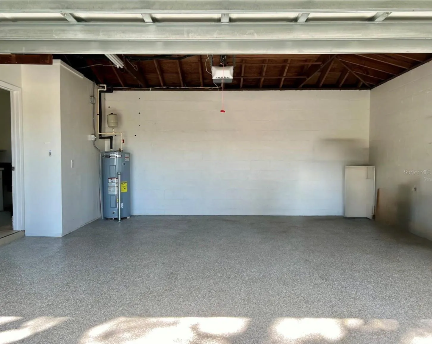 Garage with Epoxy flooring