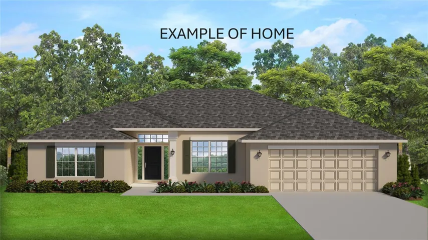EXAMPLE OF HOME- NOT ACTUAL HOME OR COLORS