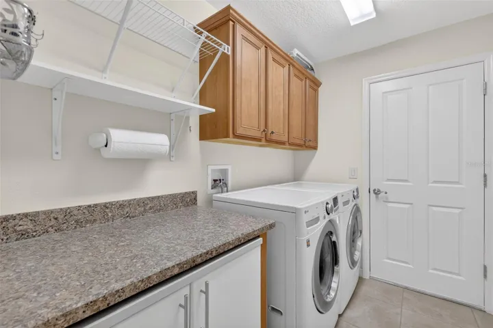 Inside Laundry room