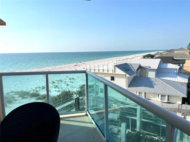 Beach views from private balcony