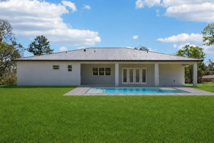 Photo is staged - option to add pool available