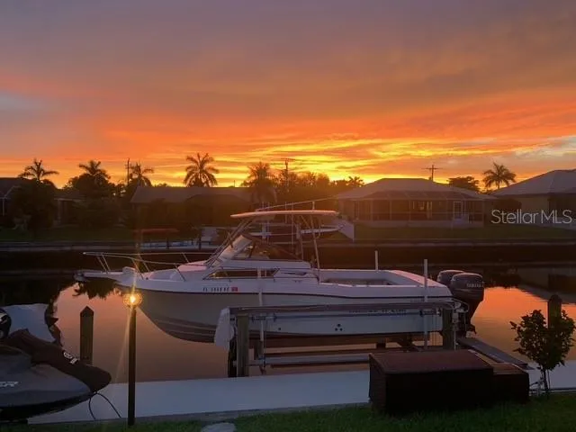 Sunset from your dock