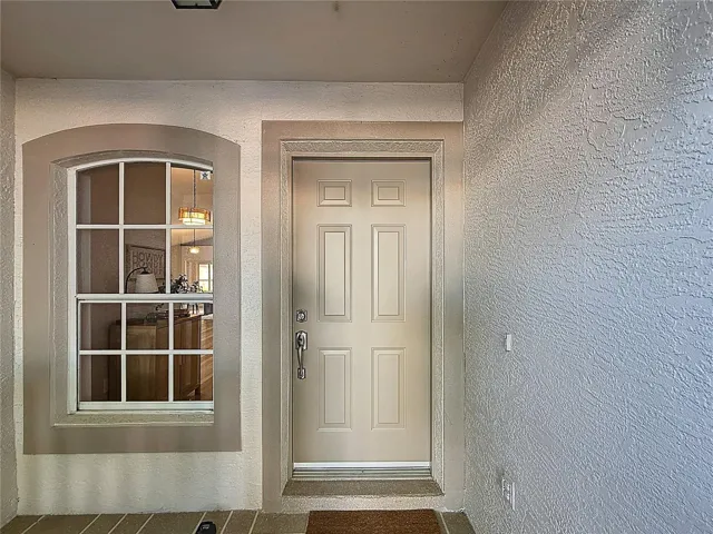 Front Door in screened in porch