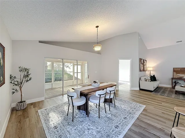 Open Floor Plan - Dining Room and Living Room