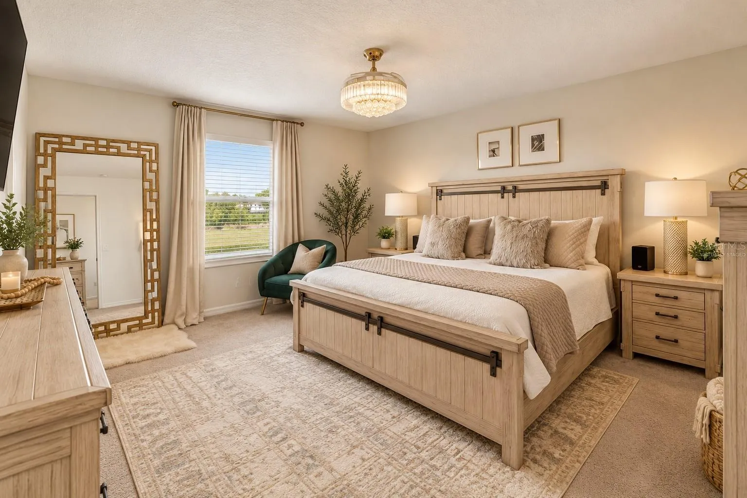 Master Bedroom “virtually staged”