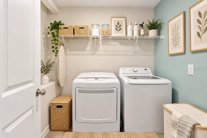 Laundry Room “virtually staged”