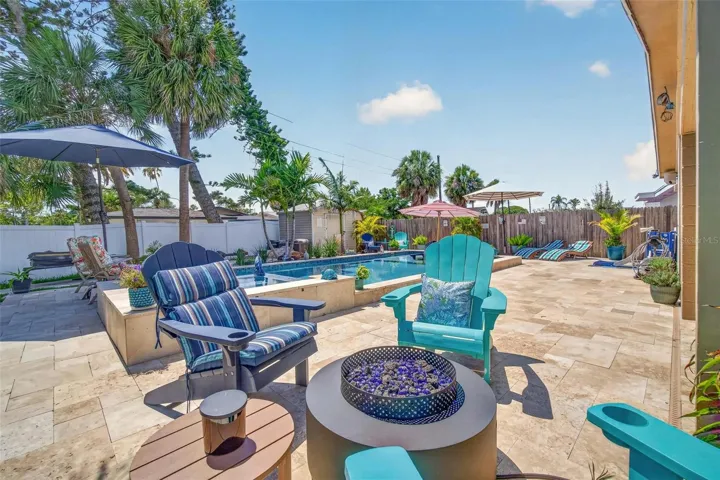 Fire pit area