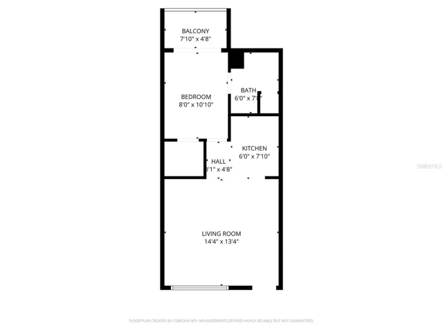 Floorplan with measurements