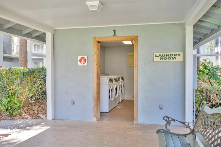 Community Laundry in addition to laundry hookups inside unit