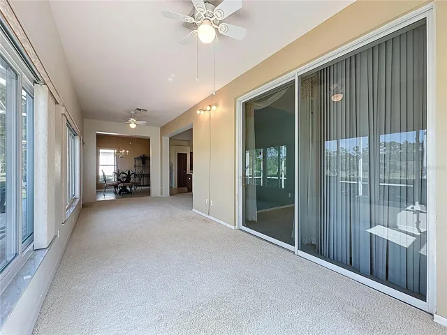 Florida room -view into kitchen