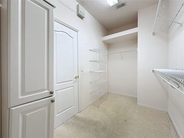 Large walk in closet