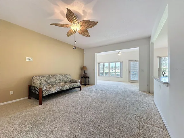 Family room opens to Florida room