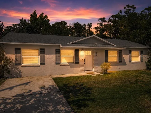 Exterior pic sunset is enhanced