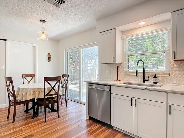kitchen with dining space