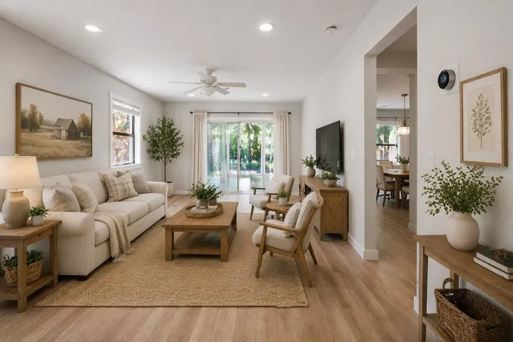 Living Room - Virtually Staged