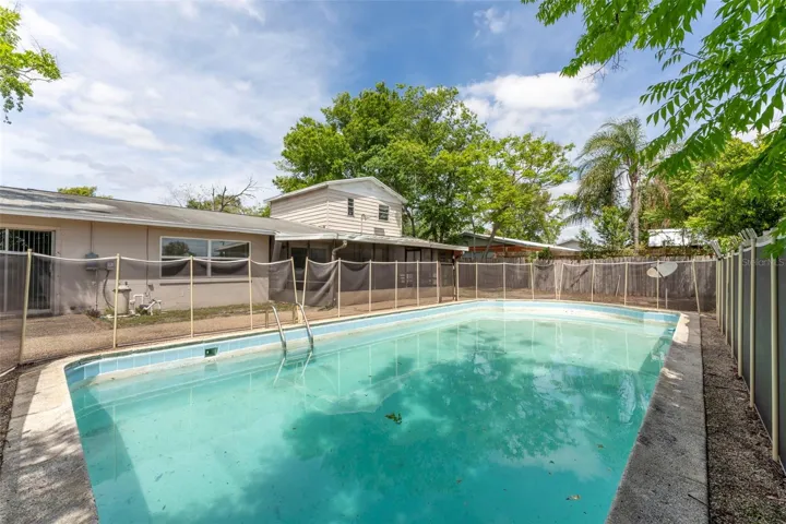 Pool (new fence installed)
