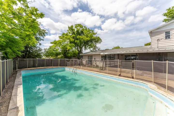 Pool (new fence installed)