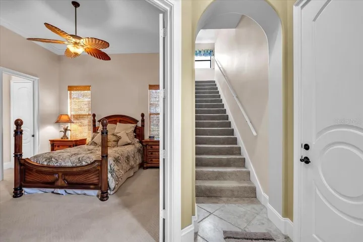 SECOND FLOOR STAIRCASE NEAR SECOND GUEST SUITE