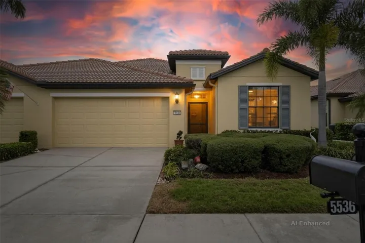 Sunset-virtually staged