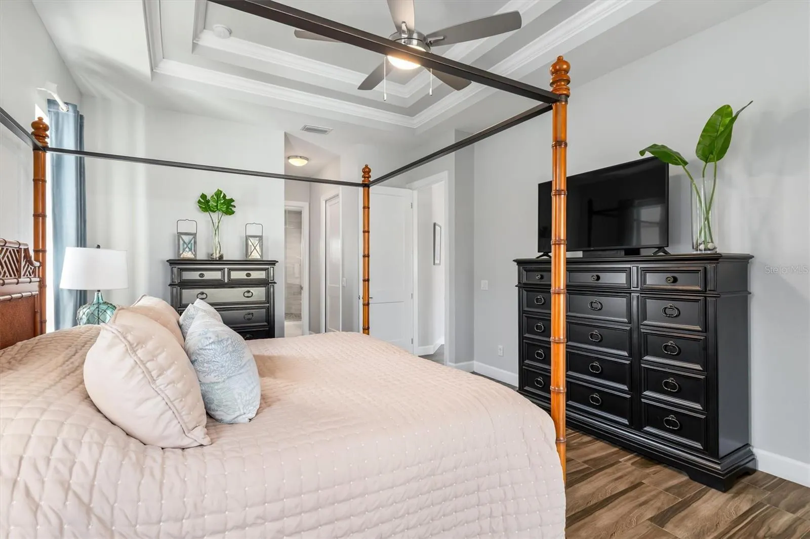 Large Master With Split Walk in Closets