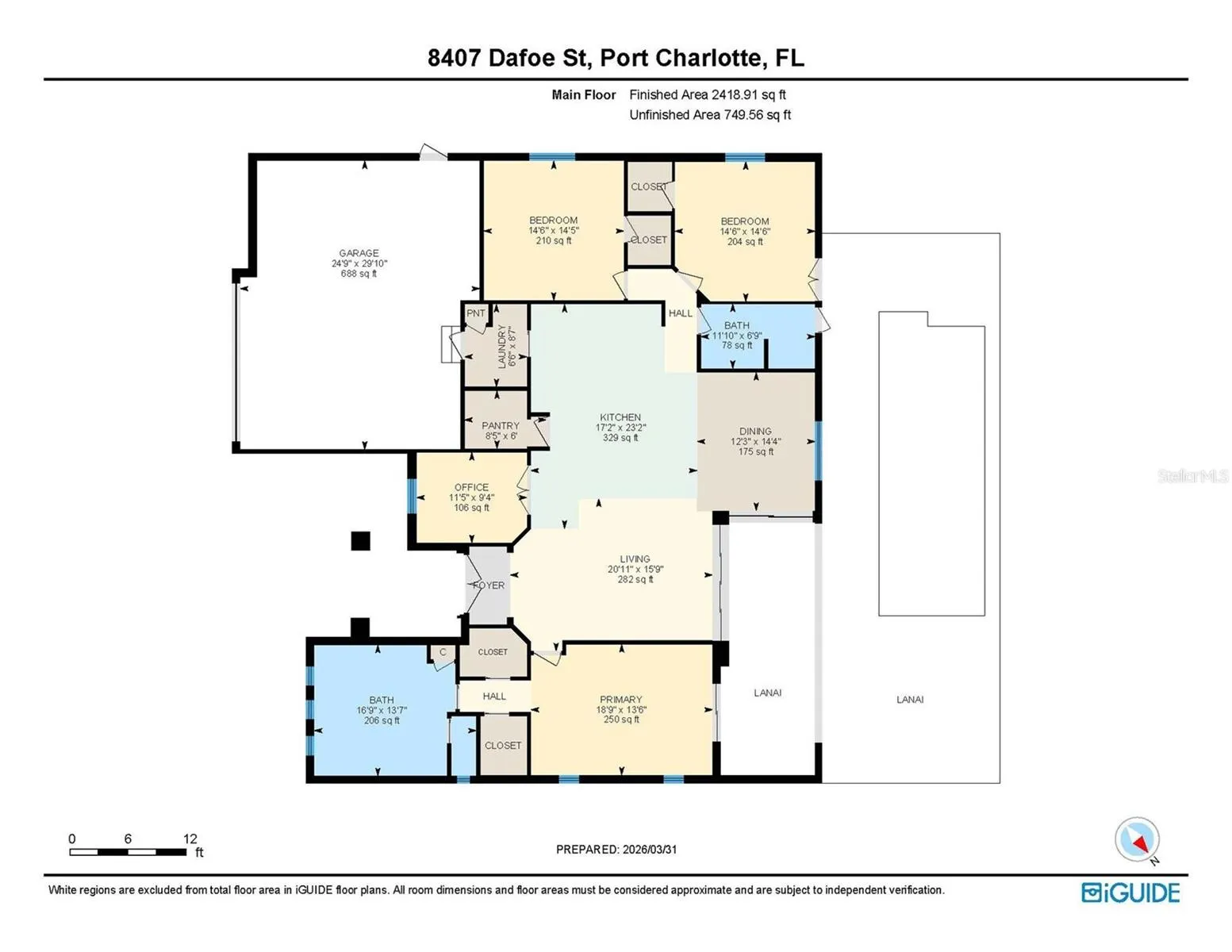 Floor Plan with Measurements
