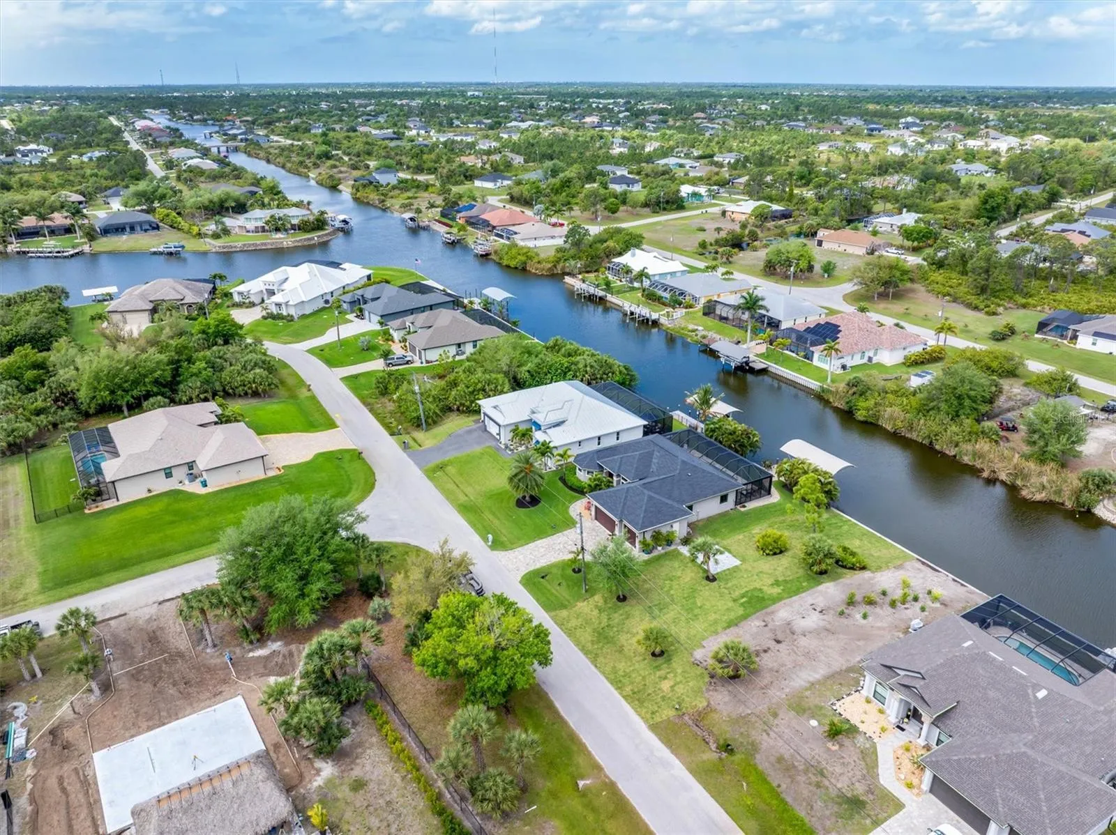 Arial of Canal