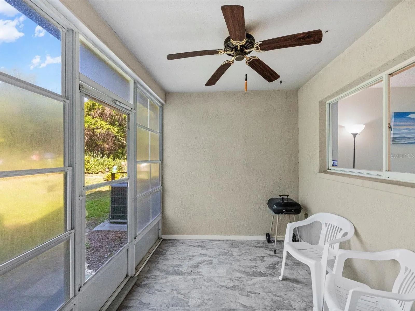 Real screened patio