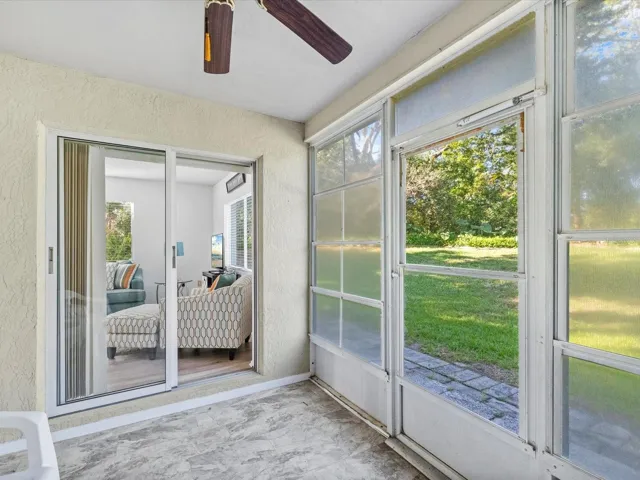 Rear screened private patio