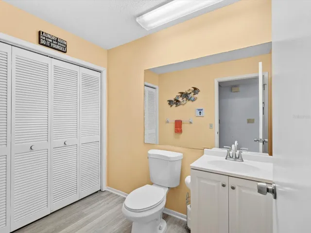 1st floor half bath with laundry