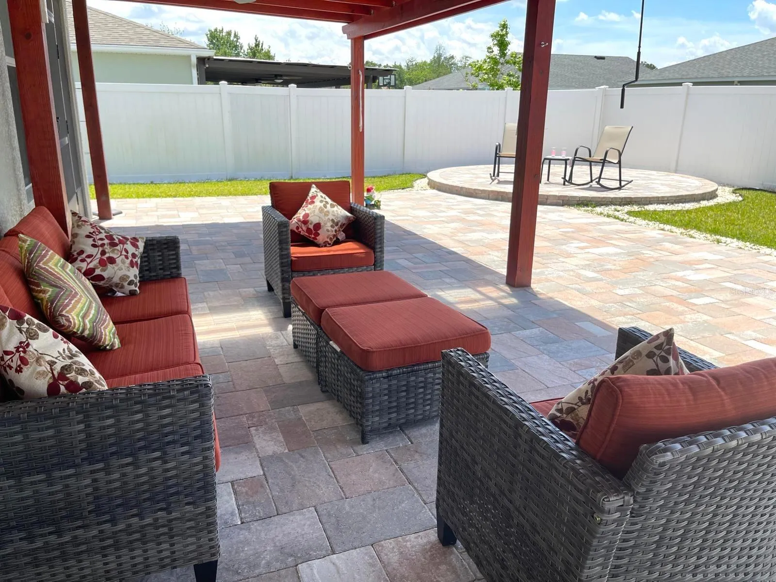 Patio covered area