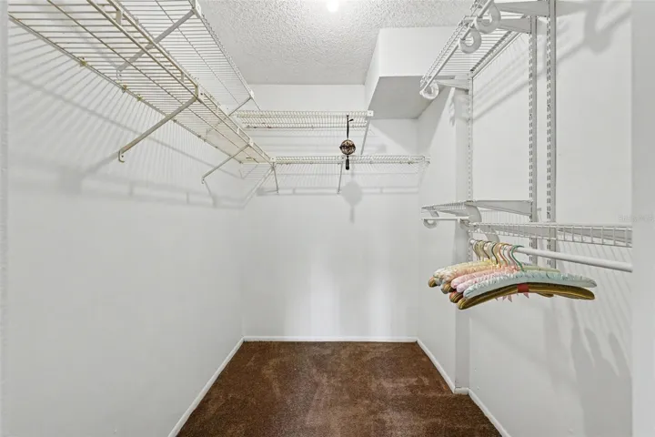 Nice size walk in closet