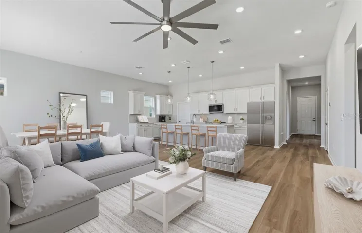Virtually Staged - Open Gathering Room