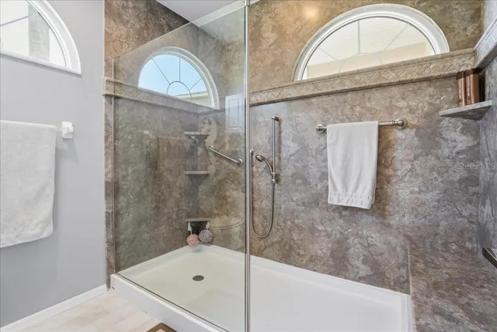 large walkin shower
