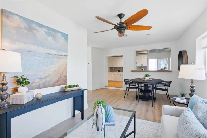 Guest House Living and Dining Rooms