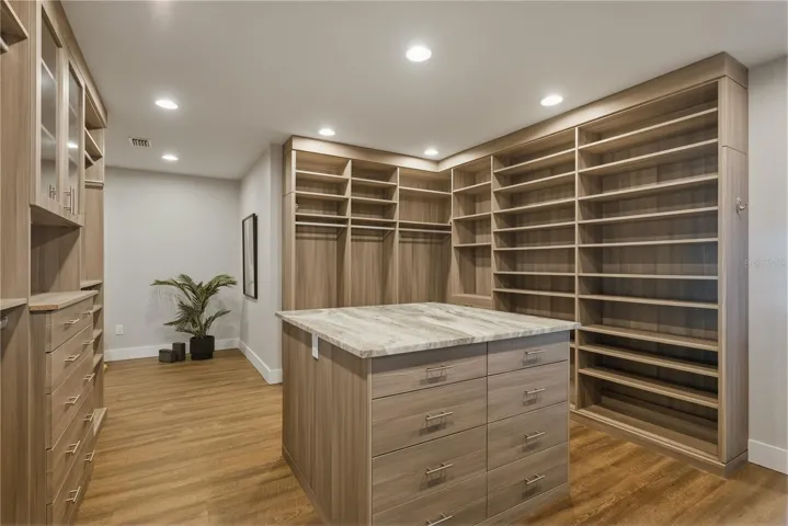 Primary Suite Closet and Dressing Room