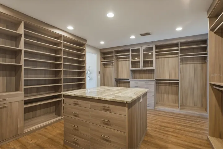 Primary Suite Closet and Dressing Room