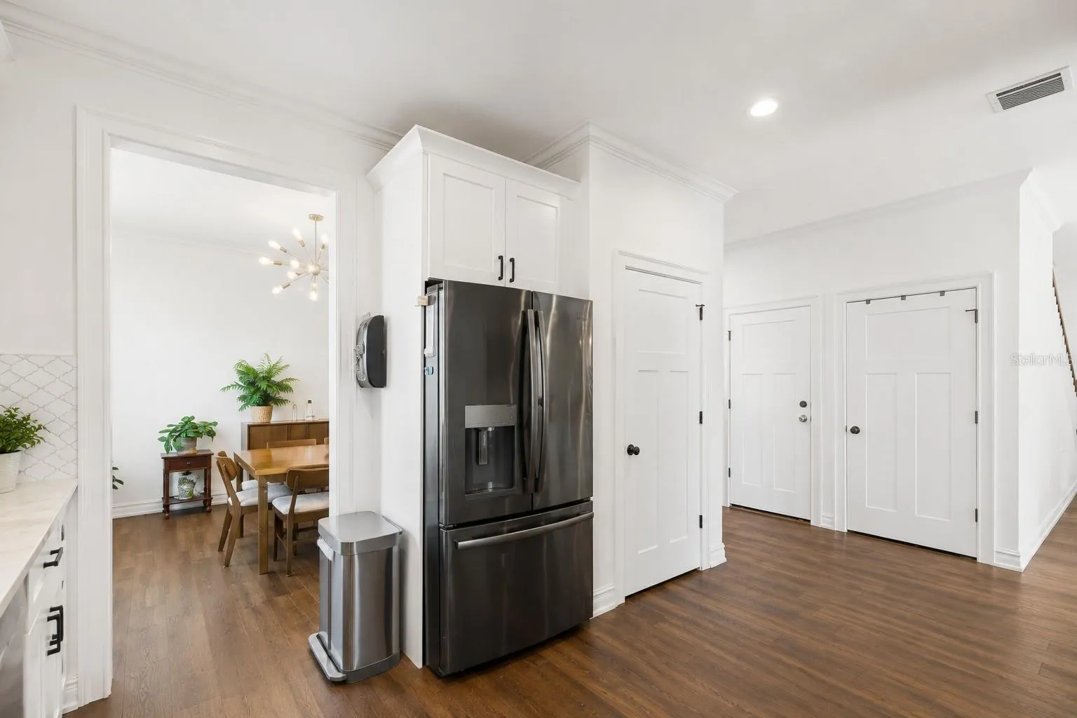 Kitchen mock-up - if cabinets are painted white