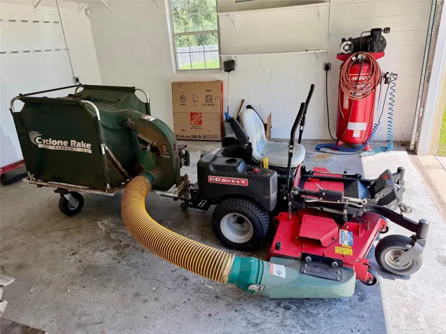Gravely ZT 60HD with Cyclone Rake