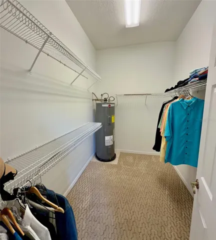 Master Closet w/ water heater for north end