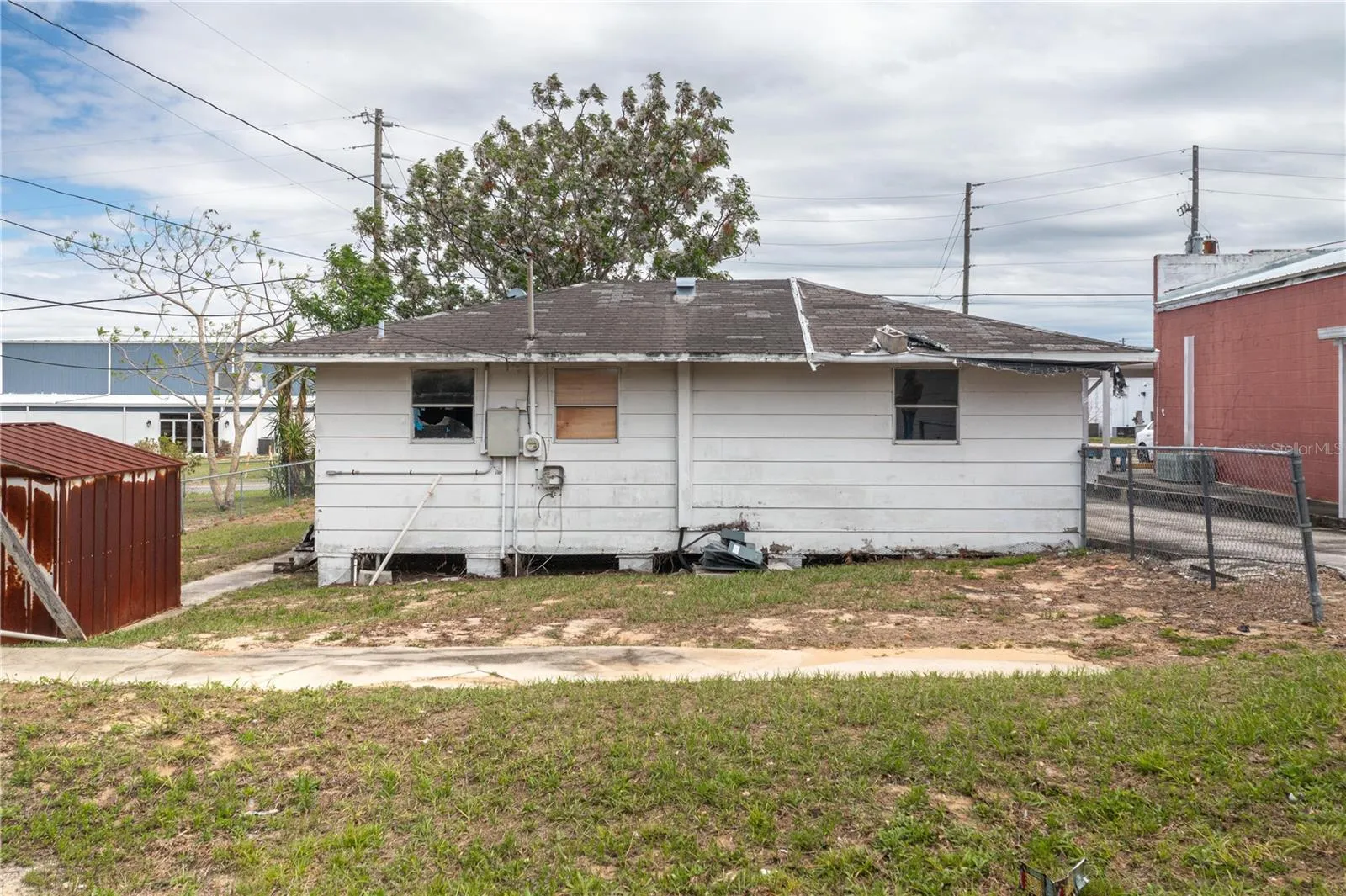 Rear of Residential Home