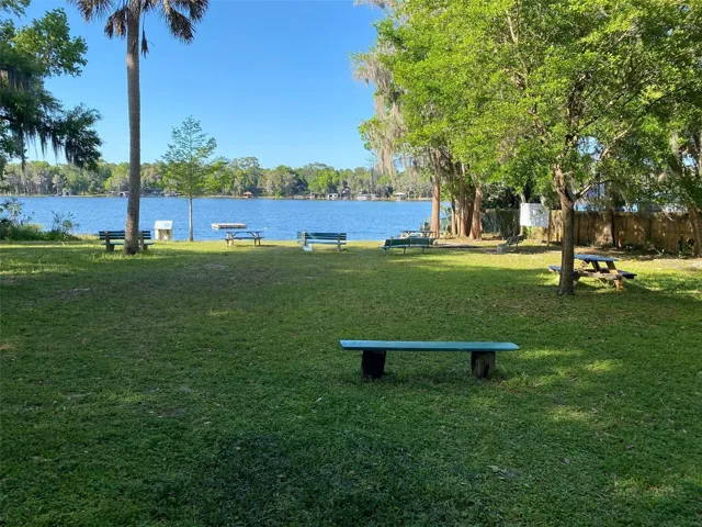 Public swimming area on Lake Santa Fe
