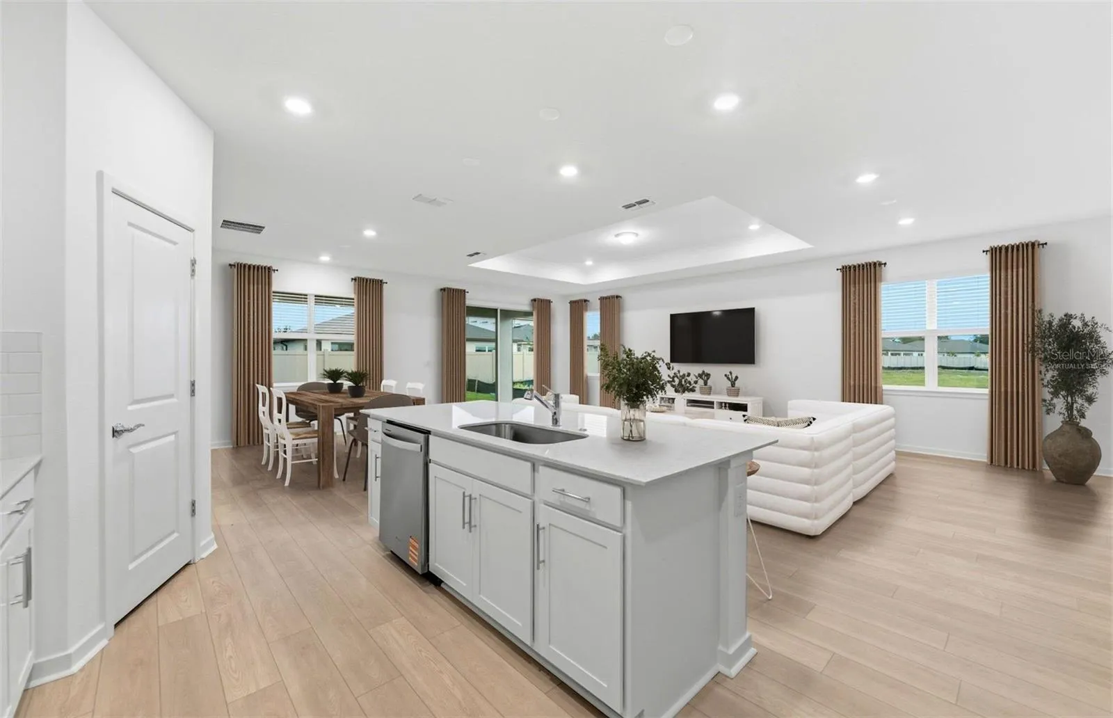 Virtually Staged - Open Concept Home Design
