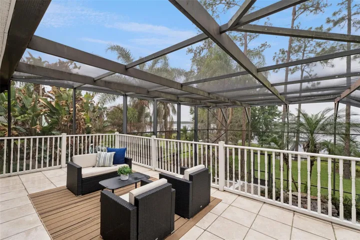 Balcony off the primary suite to take full advantage of the water views!