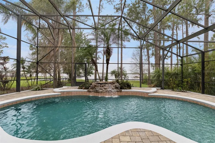 A pool with a view!