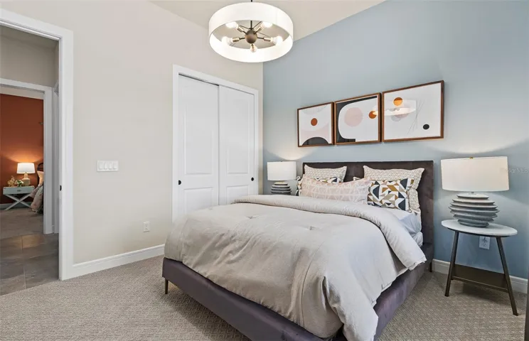 Model Home Design Only. Pictures and furnishings are for illustrative purposes only. Elevations, colors and options may vary. Furniture is for model home staging only.