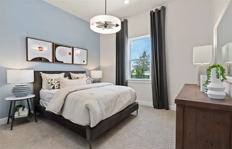 Model Home Design Only. Pictures and furnishings are for illustrative purposes only. Elevations, colors and options may vary. Furniture is for model home staging only.