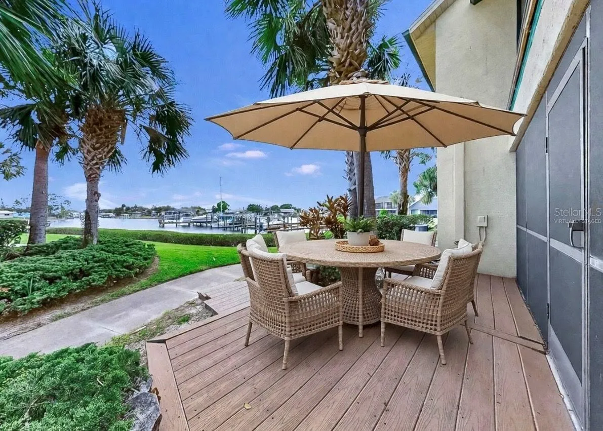 Back Patio Virtually Staged