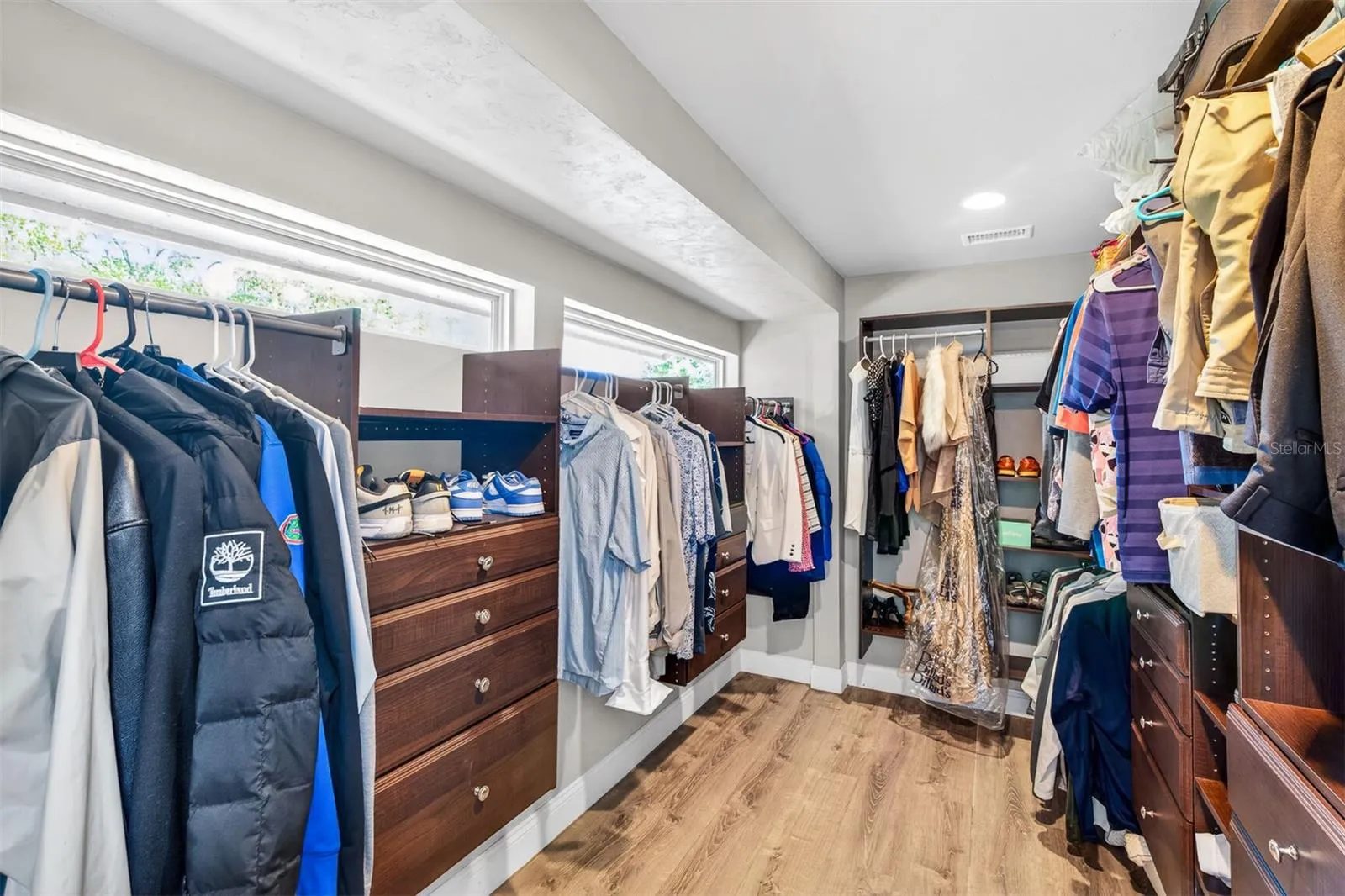 Primary walk in closet