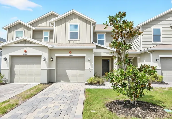 MOVE-IN READY and thoughtfully UPGRADED, this newer 2022 BUILT townhome in the welcoming Landings at Riverbend community delivers LOW MAINTENANCE LIVING in a great Sanford location!